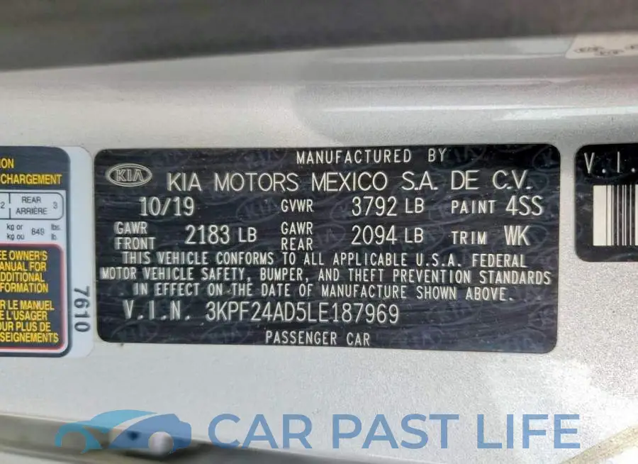 3KPF24AD5LE187969# 12
