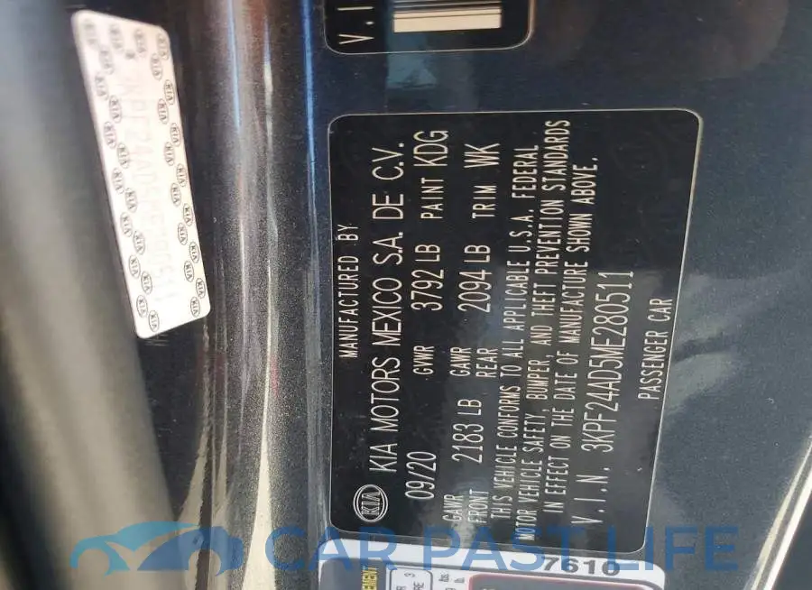 3KPF24AD5ME280511# 12