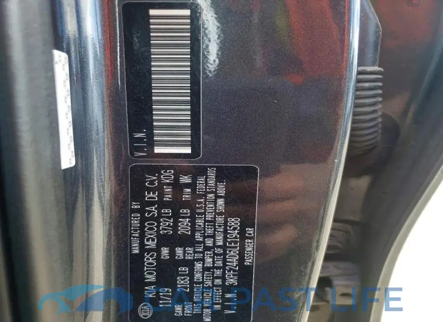 3KPF24AD6LE194588# 12