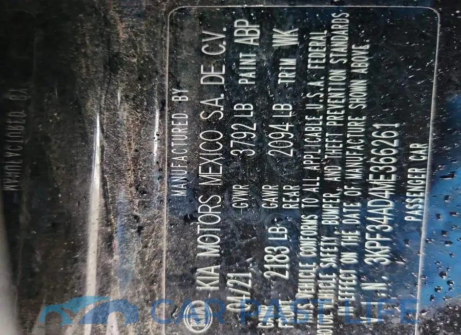 3KPF34AD4ME366261# 12