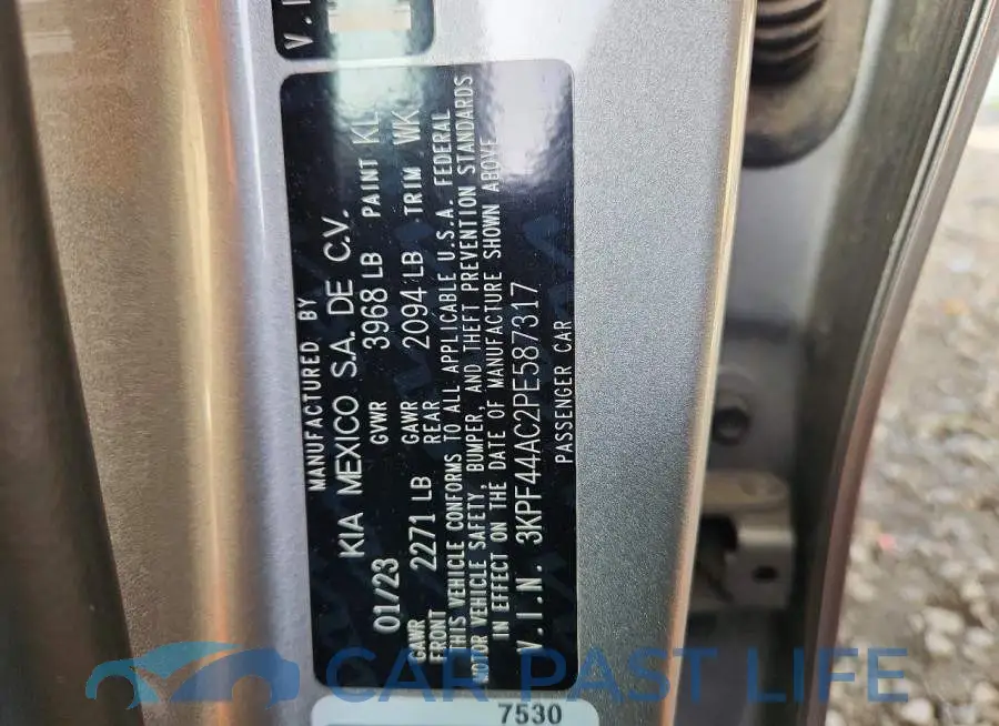 3KPF44AC2PE587317# 13