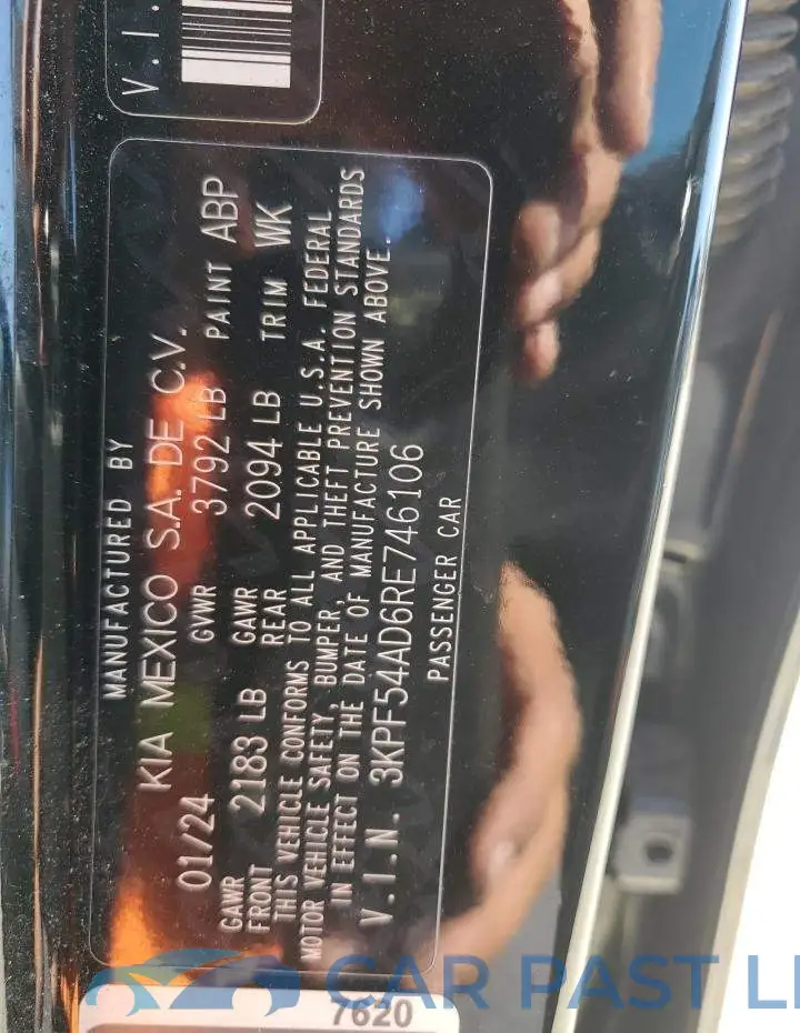 3KPF54AD6RE746106# 12