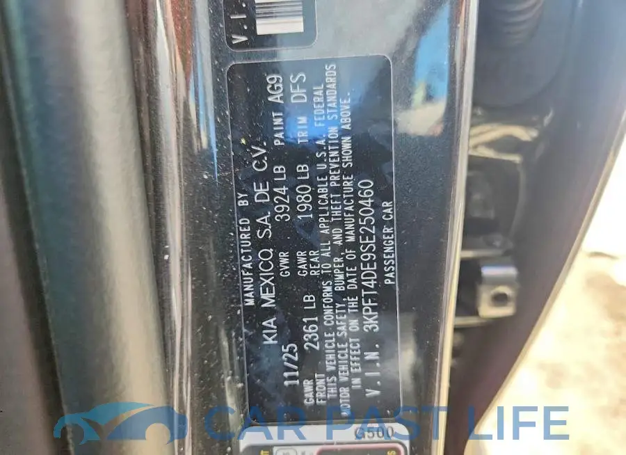 3KPFT4DE9SE250460# 12