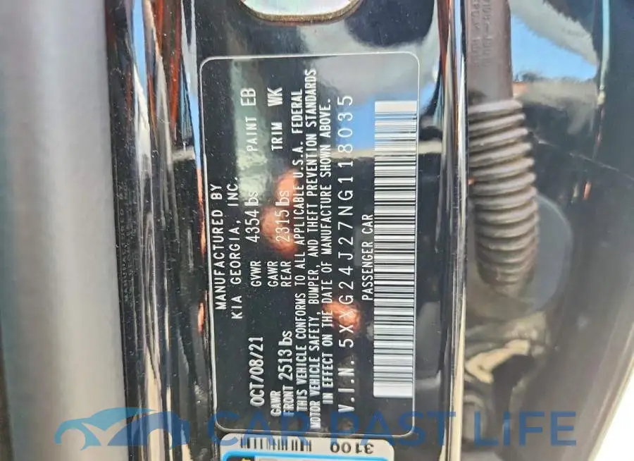 5XXG24J27NG118035# 12