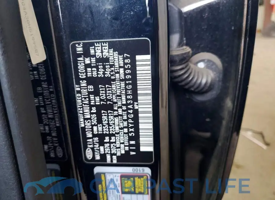5XYPG4A38HG199587# 13