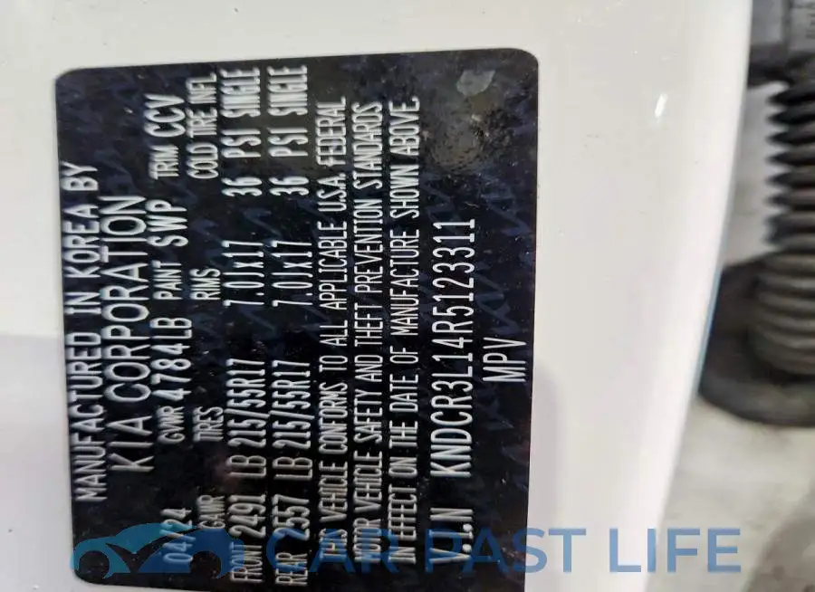 KNDCR3L14R5123311# 12