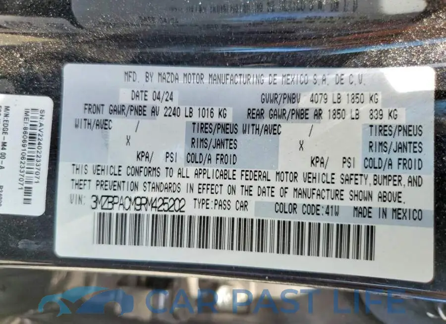 3MZBPACM9RM425202# 13