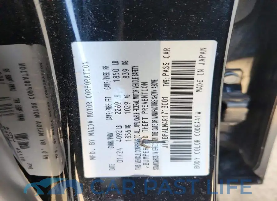 JM1BPALM4R1713001# 13