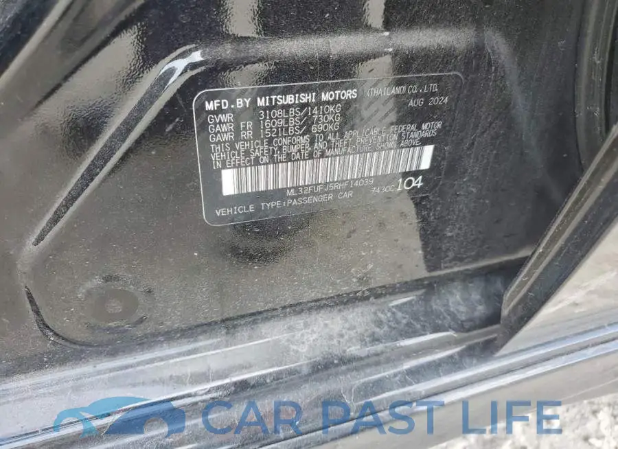 ML32FUFJ5RHF14039# 12