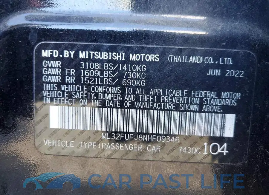 ML32FUFJ8NHF09346# 13