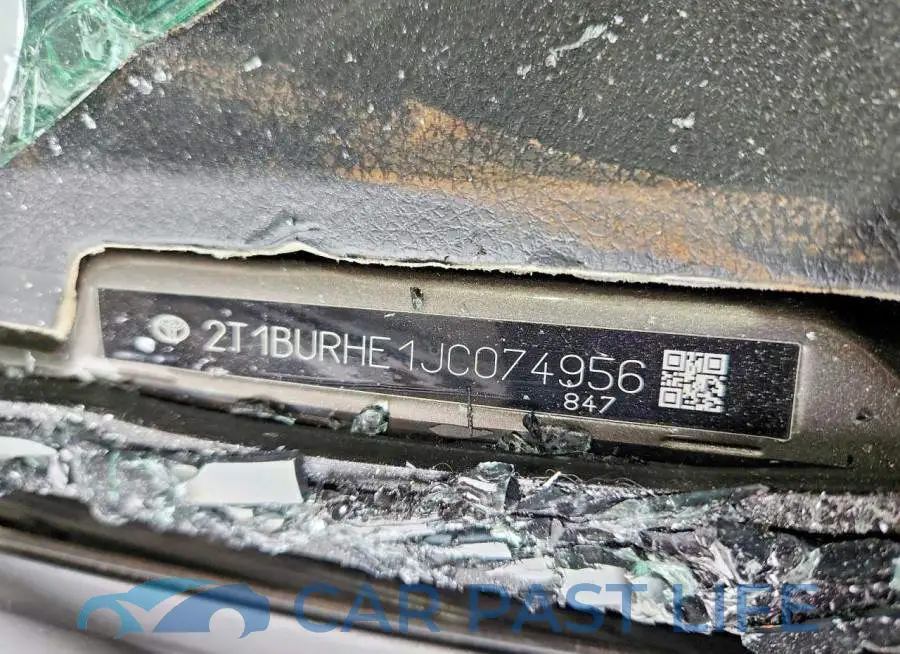2T1BURHE1JC074956# 13