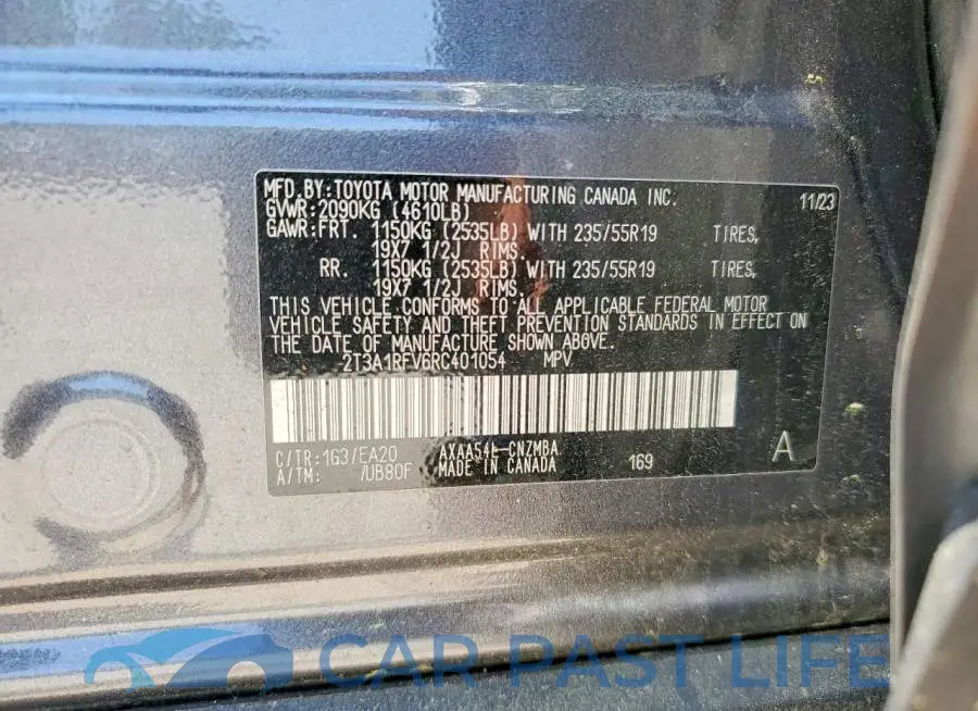 2T3A1RFV6RC401054# 14