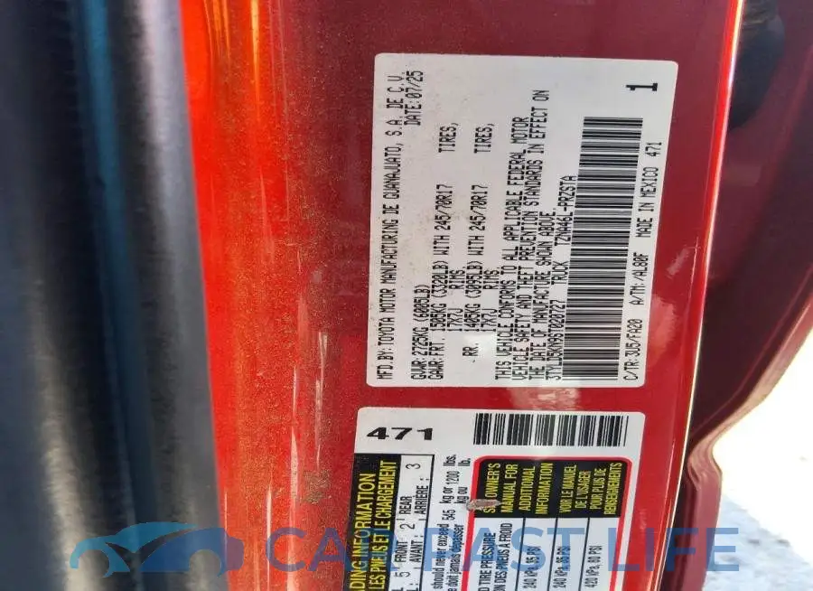 3TYLD5KN9ST020727# 12