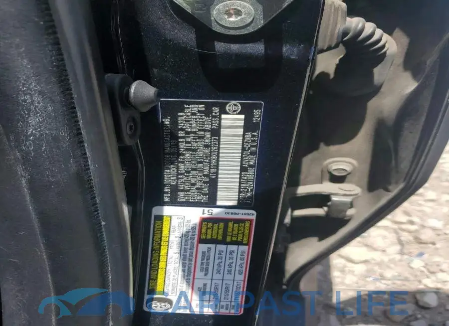 4T1B11HK8KU262373# 12