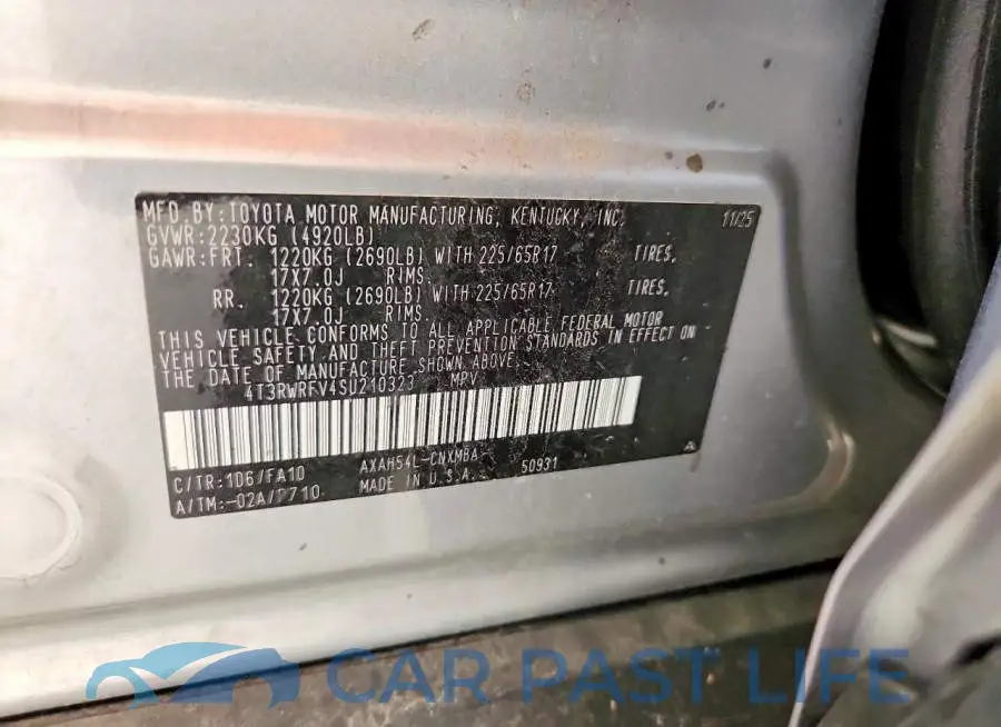 4T3RWRFV4SU210323# 13
