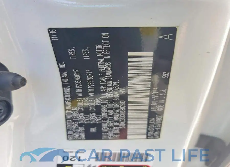 5TDYZ3DC4HS802980# 13