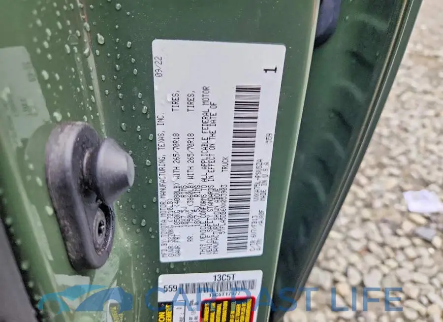 5TFLA5DB6NX053903# 12