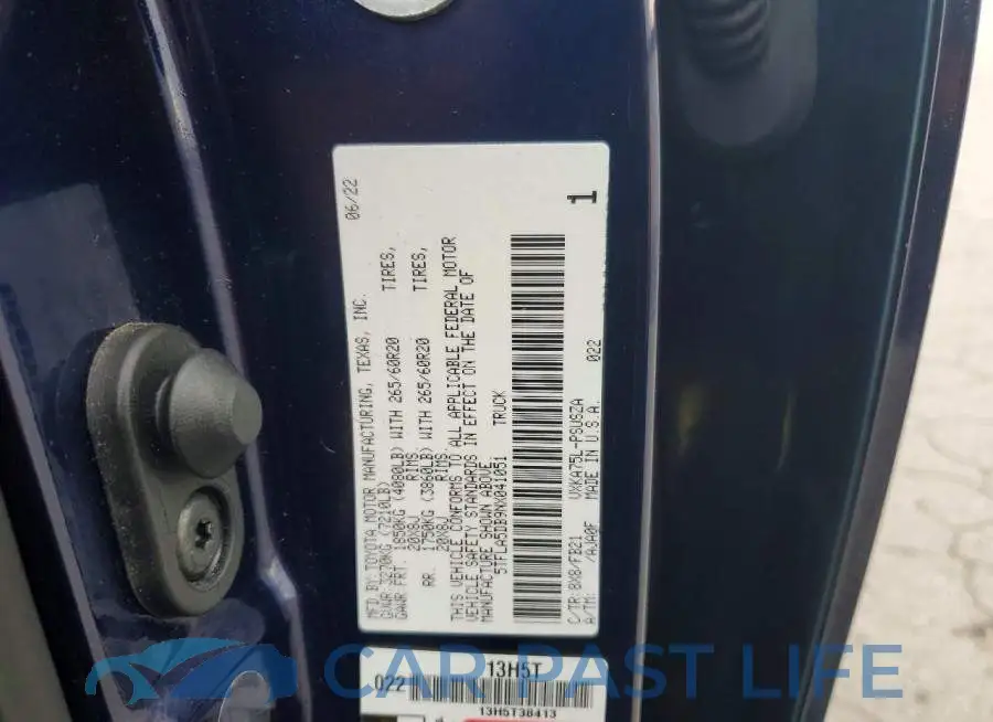 5TFLA5DB9NX041051# 12
