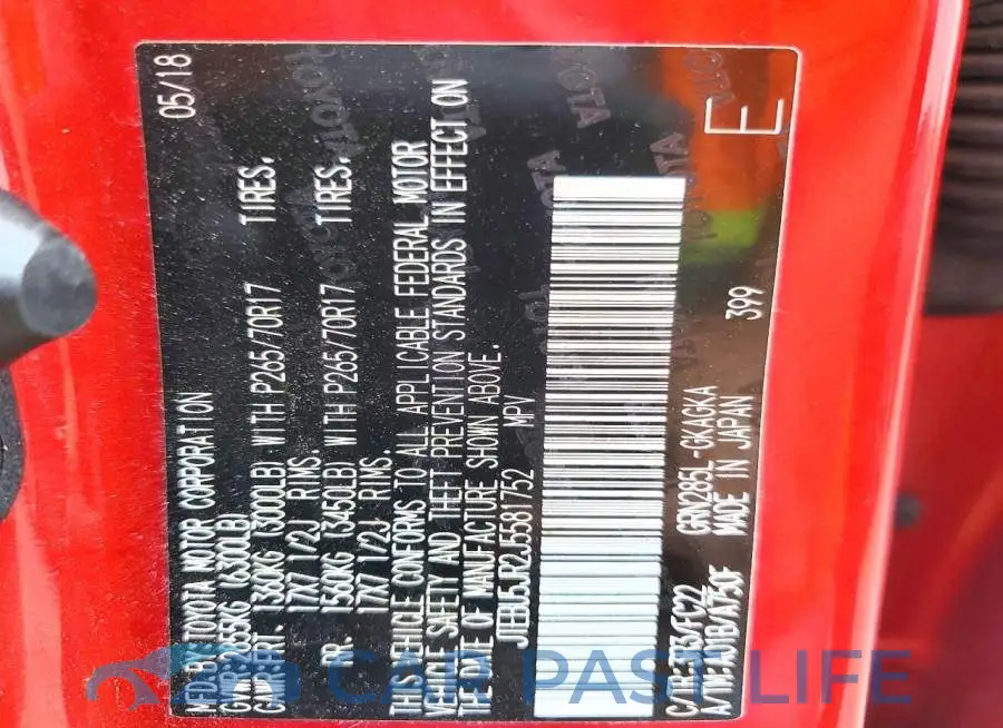 JTEBU5JR2J5581752# 13