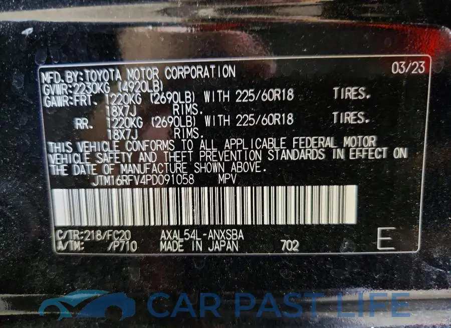 JTM16RFV4PD091058# 12