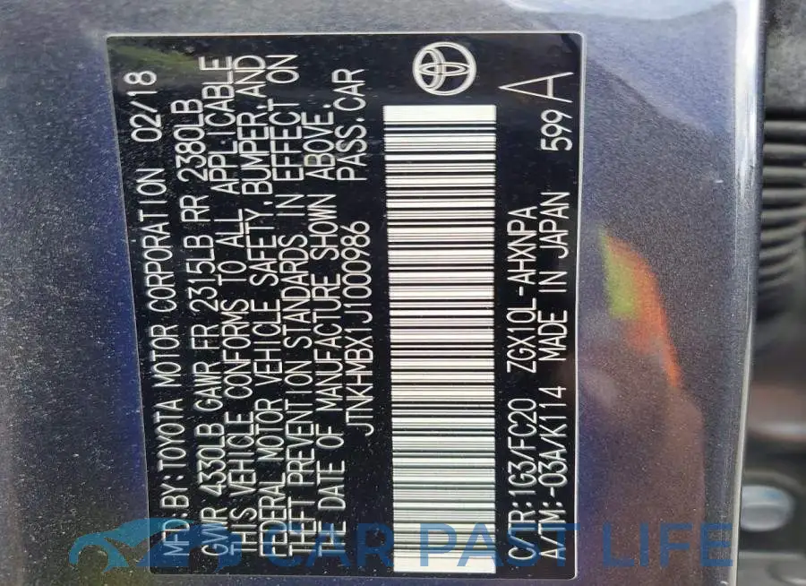 JTNKHMBX1J1000986# 14