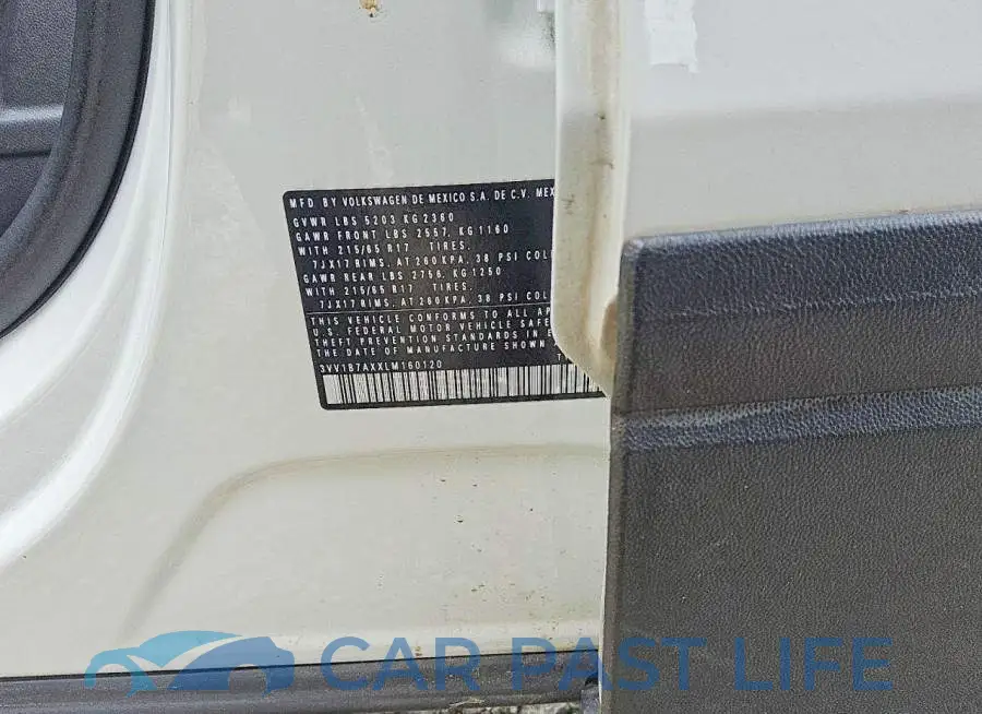 3VV1B7AXXLM160120# 13