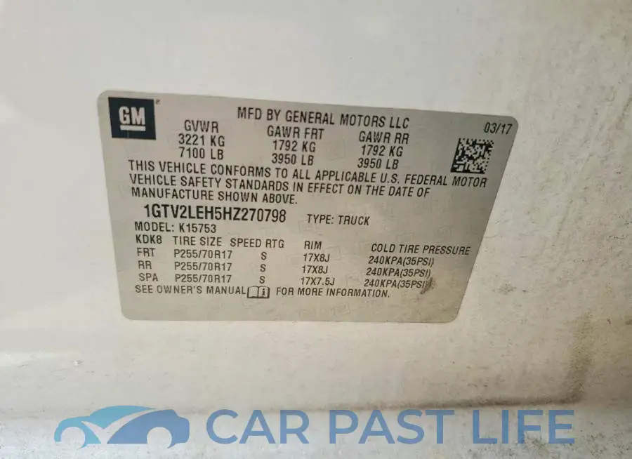 1GTV2LEH5HZ270798# 12
