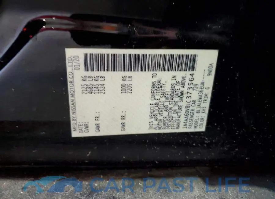 1N4AA6DV8LC373564# 12