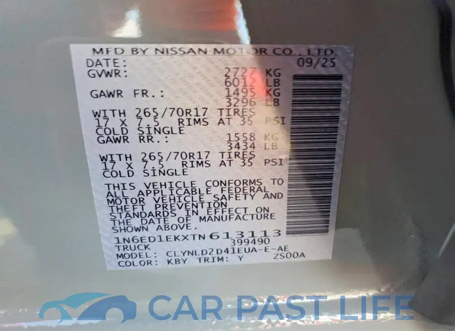 1N6ED1EKXTN613113# 13
