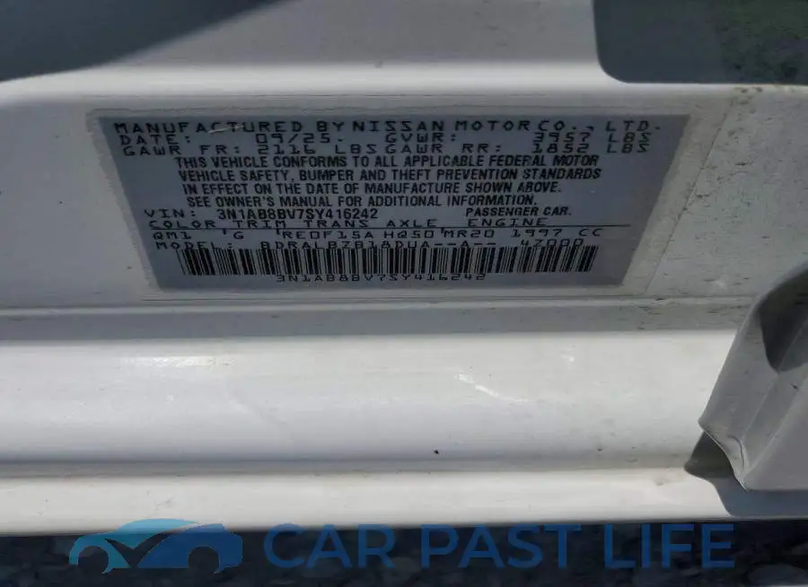 3N1AB8BV7SY416242# 12