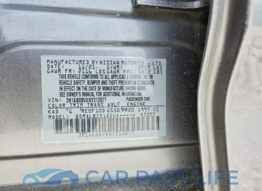 3N1AB8BVXNY212877# 12