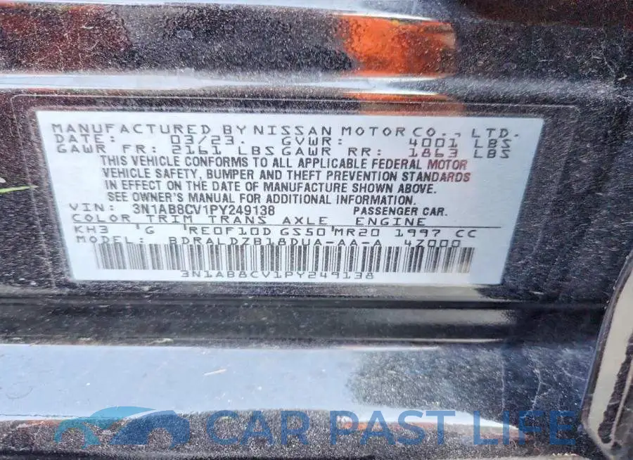 3N1AB8CV1PY249138# 12
