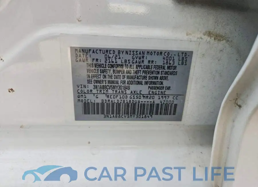 3N1AB8CV5MY301849# 12