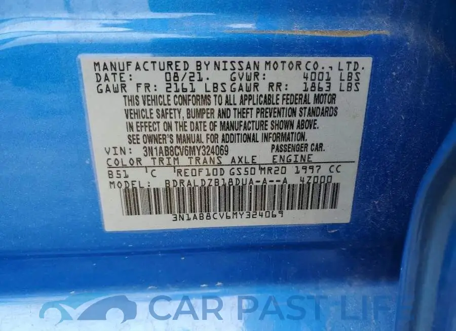 3N1AB8CV6MY324069# 13