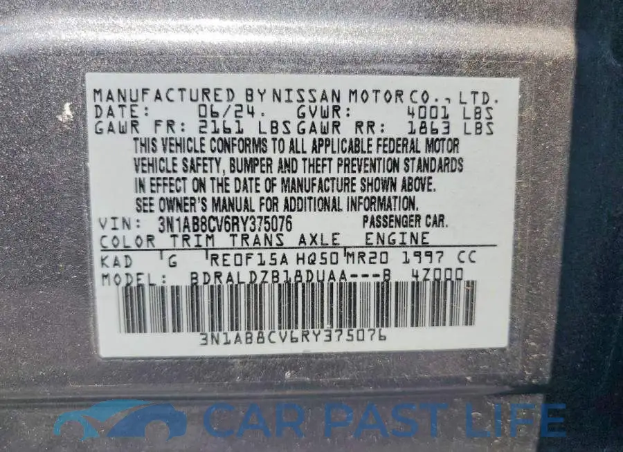3N1AB8CV6RY375076# 12