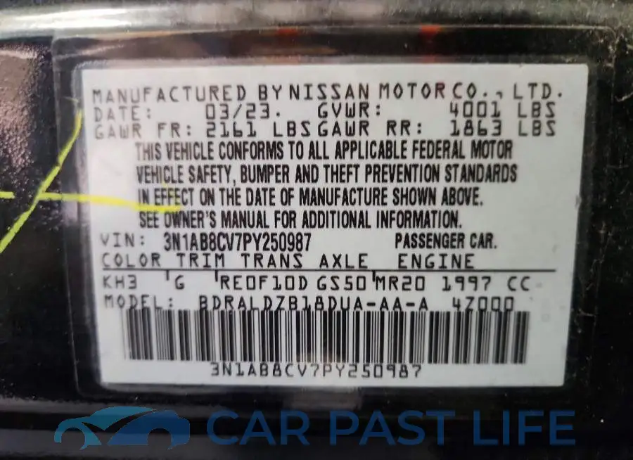 3N1AB8CV7PY250987# 13