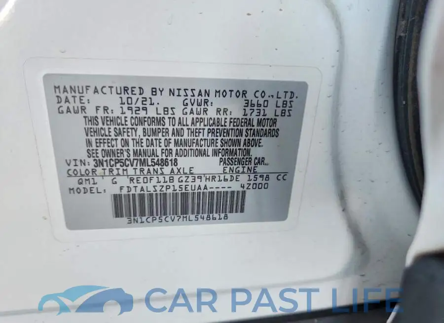 3N1CP5CV7ML548618# 13