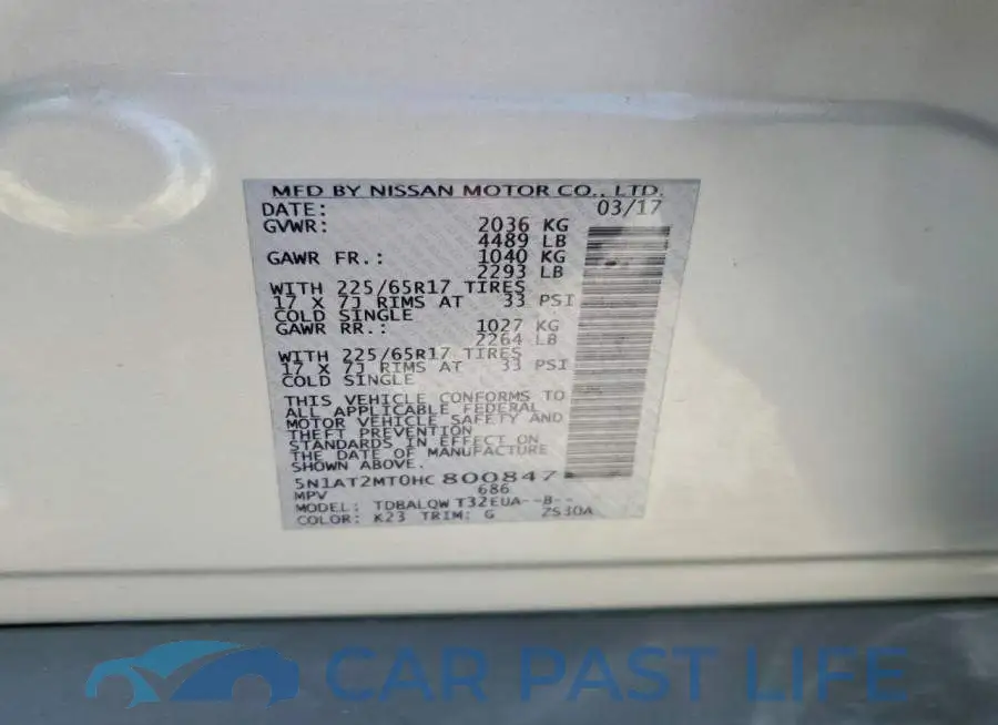 5N1AT2MT0HC800847# 13