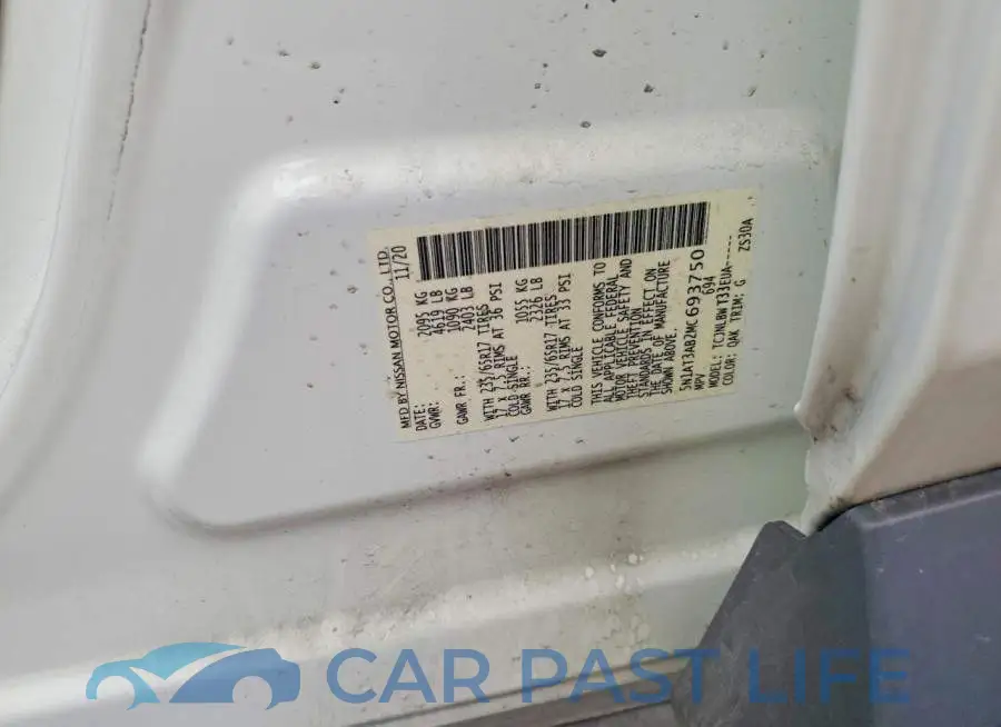 5N1AT3AB2MC693750# 13