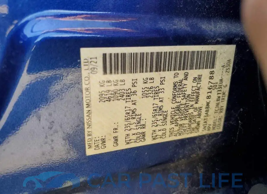 5N1AT3AB8MC816788# 13