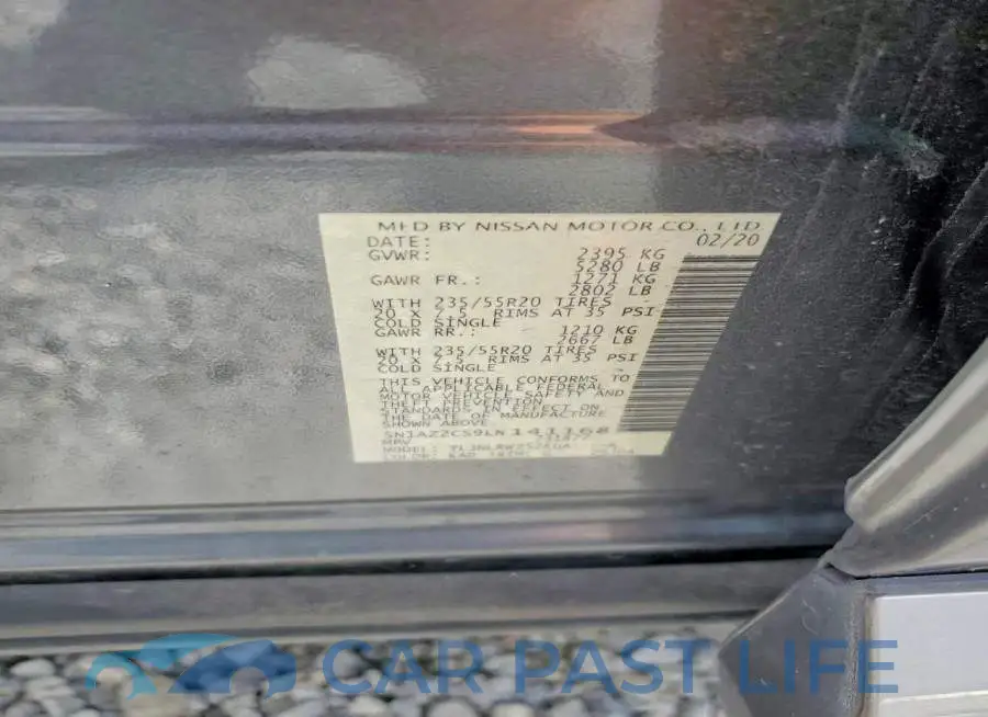 5N1AZ2CS9LN141168# 14