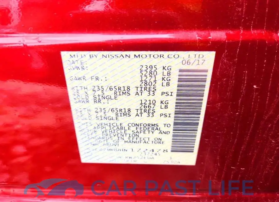 5N1AZ2MH0HN172478# 13