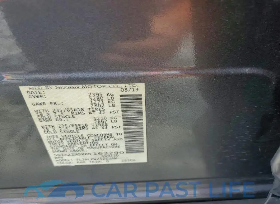 5N1AZ2MSXKN163290# 13