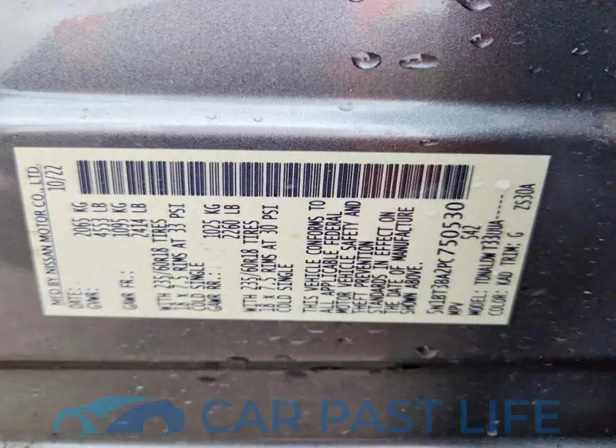 5N1BT3BA2PC750530# 13