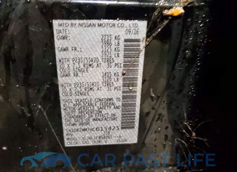 5N1DR2MM7HC615425# 13
