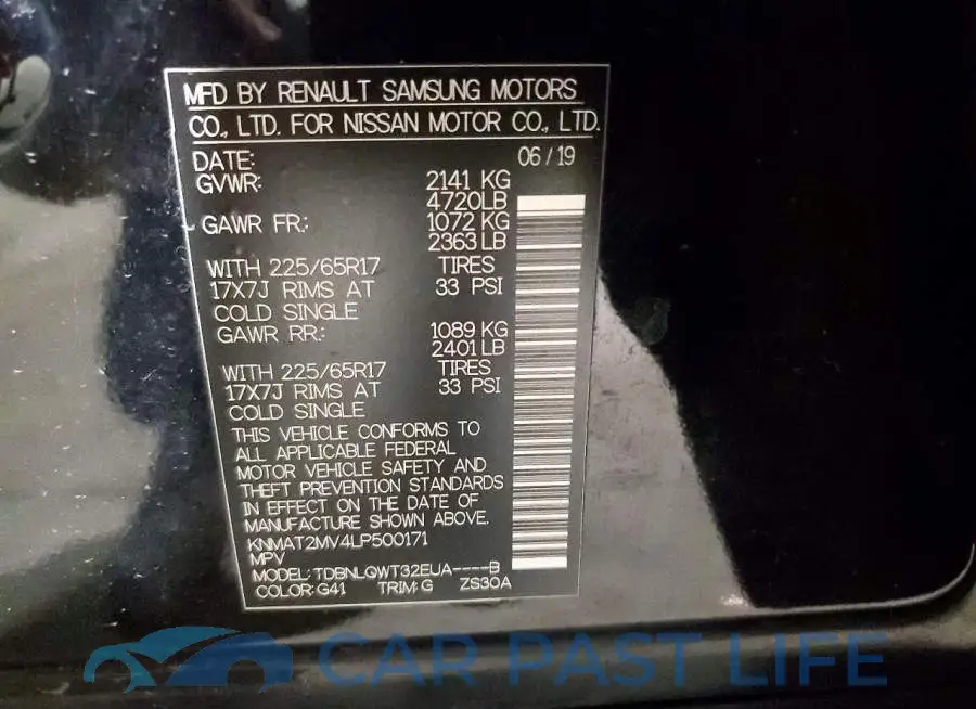 KNMAT2MV4LP500171# 13