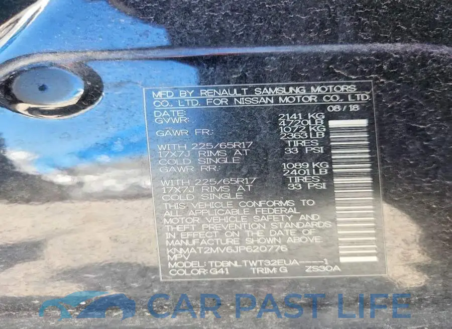 KNMAT2MV6JP620776# 13