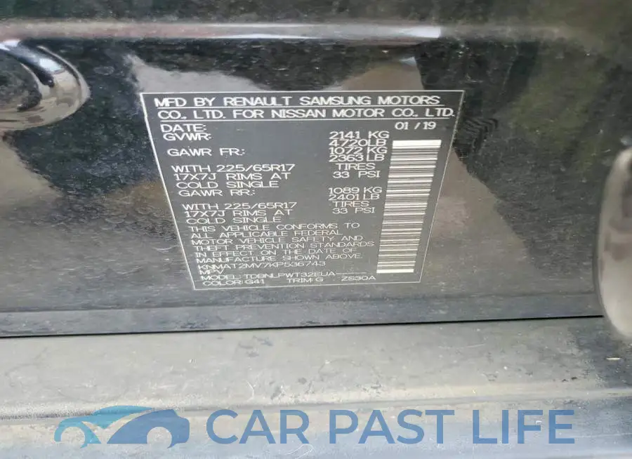 KNMAT2MV7KP536743# 13
