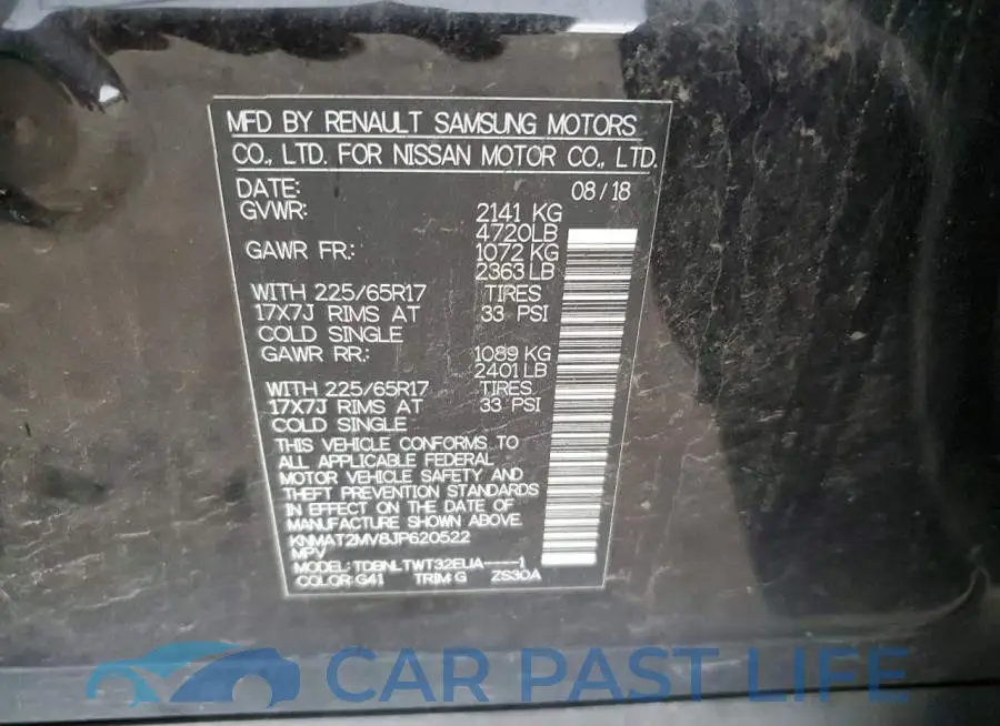 KNMAT2MV8JP620522# 13