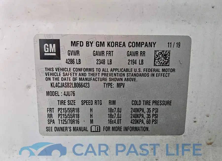 KL4CJASB2LB066423# 13